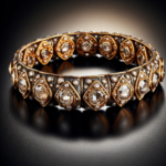 Medieval Gold Zirconium Bracelet