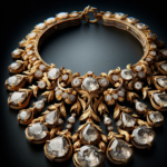 Medieval Gold Zirconium Necklace