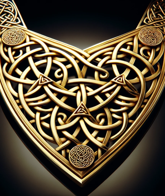 Celtic Knot Gold Necklace