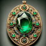 Emerald Sacred Geometry Pendant