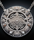 Sacred Geometry Diamond Necklace