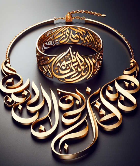 Calligraphy Gold Set
