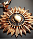 Gold Sun Pendant