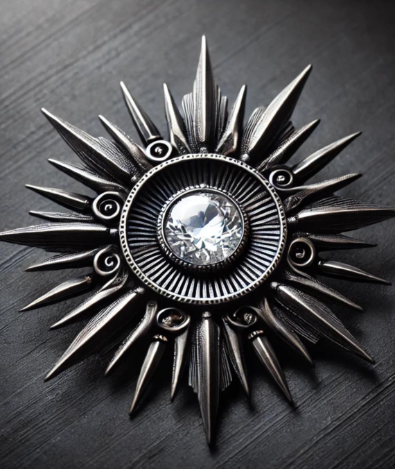 Sun Brooch