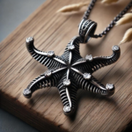 Vintage Starfish with Diamonds